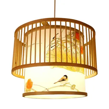 Antique Chinese pendant lights living room bedroom light classical tea house restaurant lamp bamboo weaving led lamp LU807101 
Antique Chinese pendant lights living room bedroom light classical tea house restaurant lamp bamboo weaving led lamp LU807101
