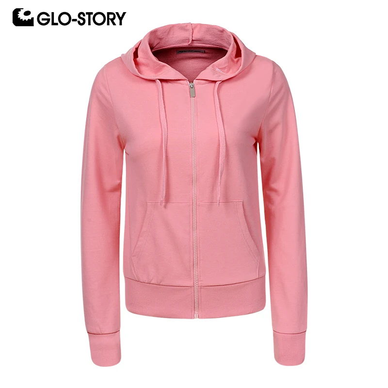 GLO-STORY 2019 New Spring Solid Casual Basic New Zipper Fly Long Sleeeve Sweatshirt with Hooded Jacket Letter Women Top WPU-8974
GLO-STORY 2019 New Spring Solid Casual Basic New Zipper Fly Long Sleeeve Sweatshirt with Hooded Jacket Letter Women Top WPU-8974