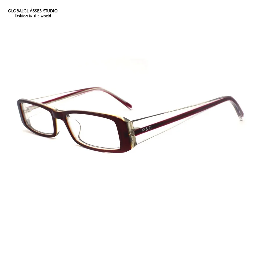 Rectangle Lens Acetate Frame Women Wine Color Crystal Wide Temple Flexible Hinge Prescription Spectacle Glasses Frame PC1249
Rectangle Lens Acetate Frame Women Wine Color Crystal Wide Temple Flexible Hinge Prescription Spectacle Glasses Frame PC1249