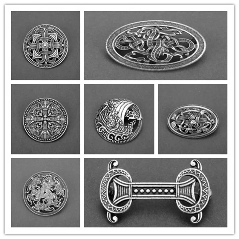 Nordic Viking Brooch Vintage Accessories Pins&Brooches for Cloak Scarves Brooch Round/Oval Breastpin Brooches for Women Men
Nordic Viking Brooch Vintage Accessories Pins&Brooches for Cloak Scarves Brooch Round/Oval Breastpin Brooches for Women Men