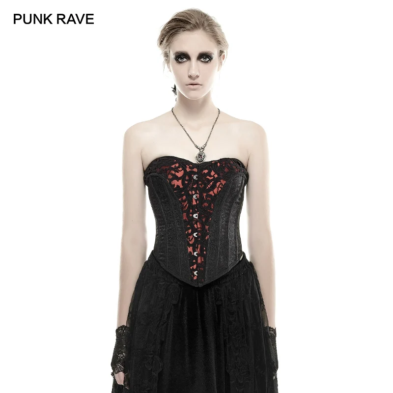 PUNK RAVE Women's Gothic Three-dimensional Flowers Corset Sexy Lace Women Corset Evening Party Club Elegant Tops Bustier Corset
PUNK RAVE Women's Gothic Three-dimensional Flowers Corset Sexy Lace Women Corset Evening Party Club Elegant Tops Bustier Corset