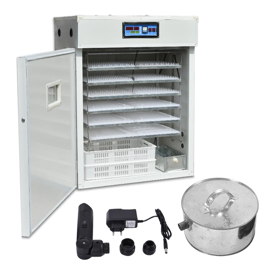 1056 Eggs Microcomputer Incubator Bird Duck Egg Poultry Hatcher Automatic Turning Chicken Egg Hatching Machine 110V / 220V
1056 Eggs Microcomputer Incubator Bird Duck Egg Poultry Hatcher Automatic Turning Chicken Egg Hatching Machine 110V / 220V