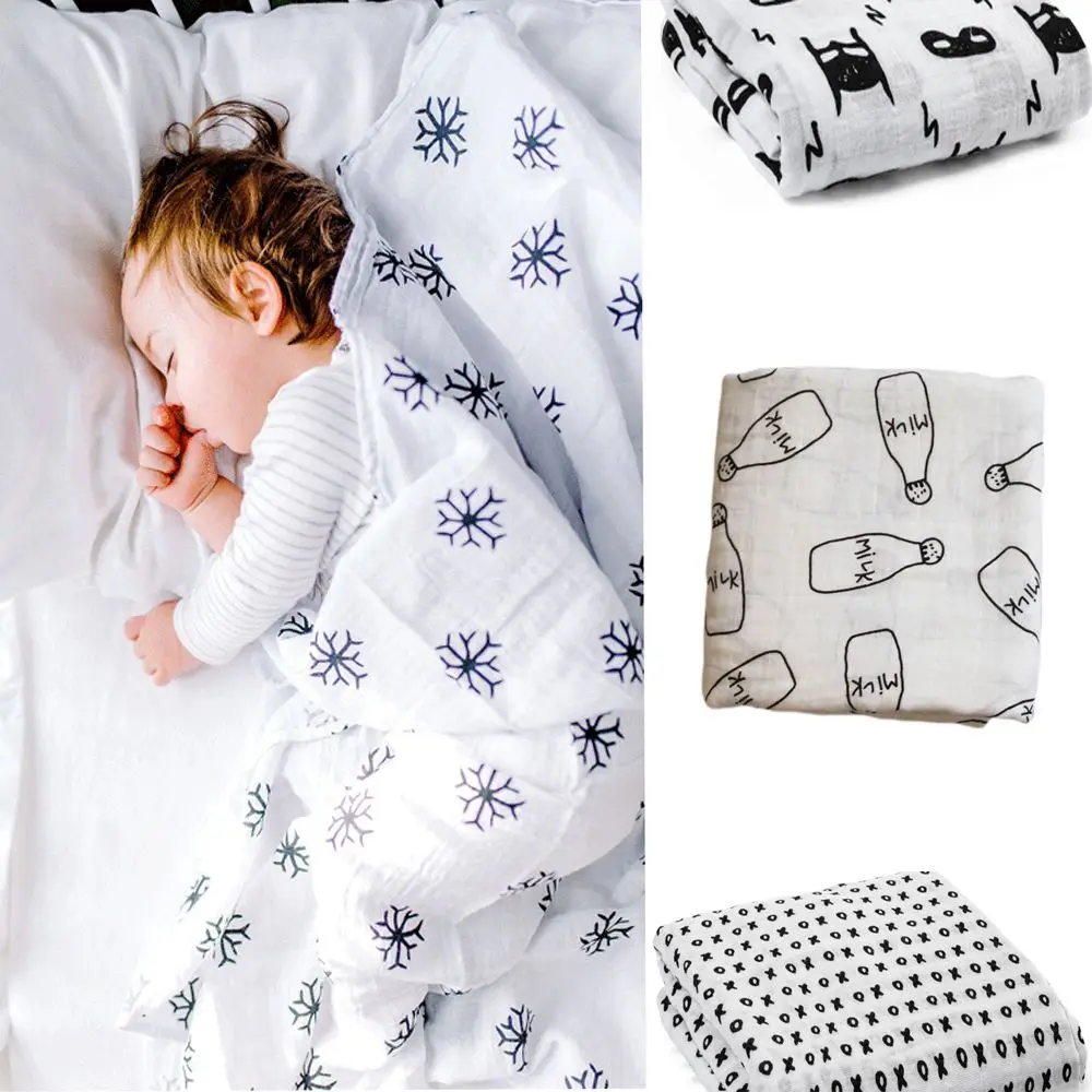 2019 New Hot Soft Muslin Cotton Blanket Newborn Baby Soft Swaddling Infant Fashion Swaddle Wrap Bath Towel Bedding Blankets
2019 New Hot Soft Muslin Cotton Blanket Newborn Baby Soft Swaddling Infant Fashion Swaddle Wrap Bath Towel Bedding Blankets