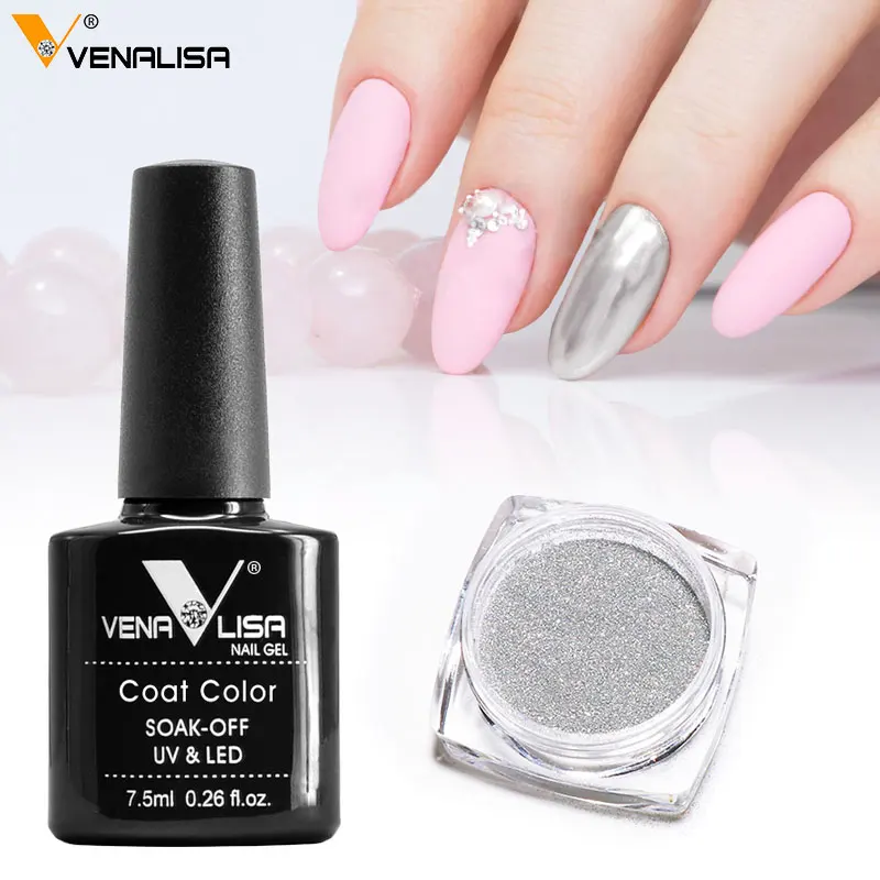 Nail art Venalisa sliver glitter powder chrome 0.5g soak off gel polish set kit Pigment dust Decoration Nail Glitter Alum
Nail art Venalisa sliver glitter powder chrome 0.5g soak off gel polish set kit Pigment dust Decoration Nail Glitter Alum