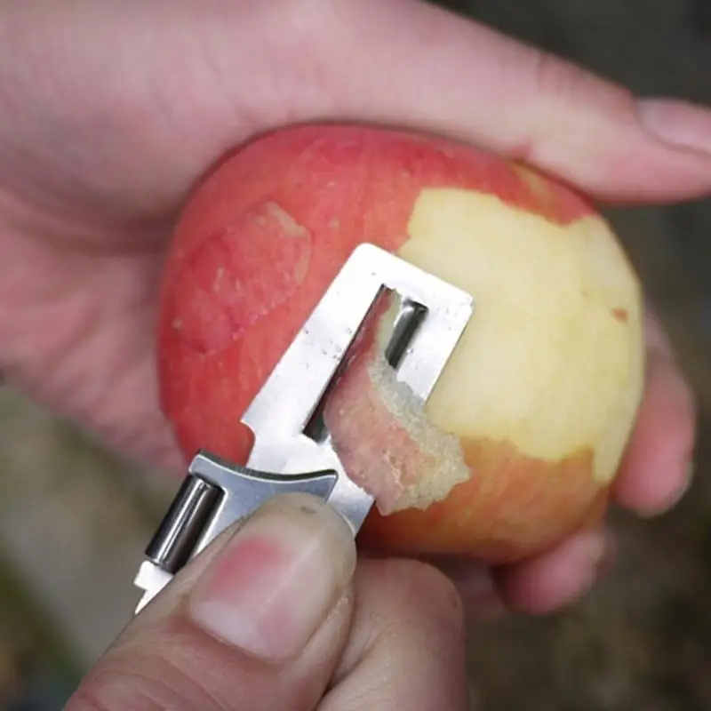 Hot Stainless Steel Double Peeler Can Opener 2 in 1 Outdoor EDC Pocket Multi Tool Useful Fruit Multi Peeler Cutter
Hot Stainless Steel Double Peeler Can Opener 2 in 1 Outdoor EDC Pocket Multi Tool Useful Fruit Multi Peeler Cutter