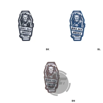 Tactical Death Coffin Kill All Sweet Patches Military Armband Badge for BDU Cloth Backpack Cap
Tactical Death Coffin Kill All Sweet Patches Military Armband Badge for BDU Cloth Backpack Cap