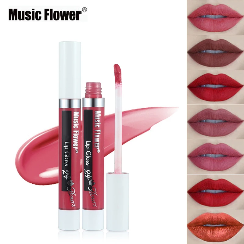 12 Colors Liquid Lipstick Music Flower Makeup Matte Lip Gloss Long Lasting Lipgloss Waterproof Tint Moisturizer Cosmetics
12 Colors Liquid Lipstick Music Flower Makeup Matte Lip Gloss Long Lasting Lipgloss Waterproof Tint Moisturizer Cosmetics