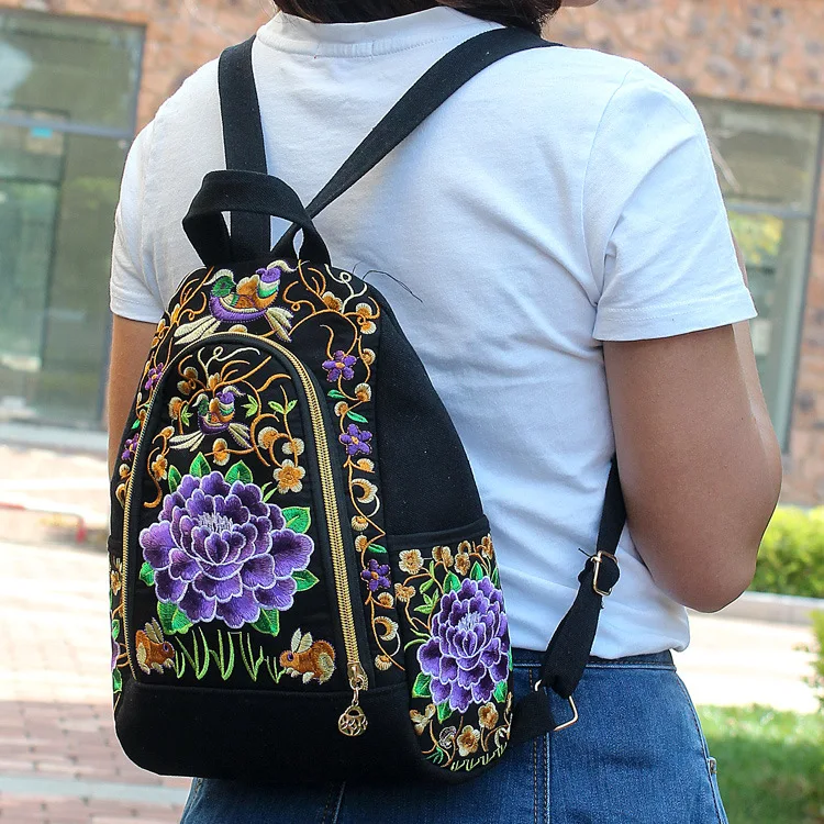 Grand sac à dos motif ethnique classe Ou acheter Sac à dos motif ethnique