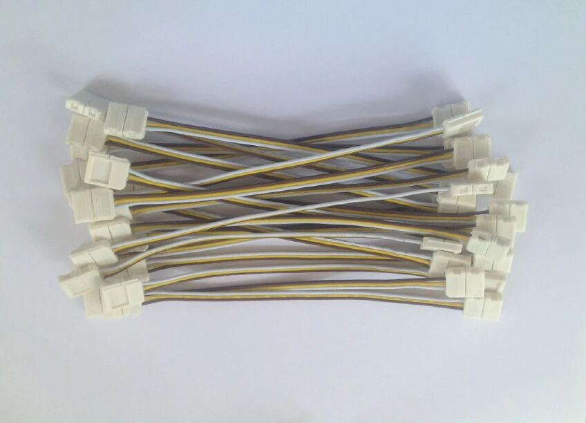 Free shipping 20pcs lot 10mm width 3pin led connectors with cable between for DIY CCT strips
Free shipping 20pcs lot 10mm width 3pin led connectors with cable between for DIY CCT strips