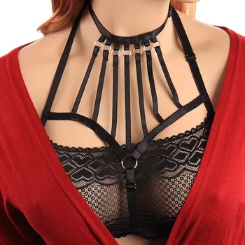 Sexy Body Harness Lingerie for women Elastic Adjust Belt Strappy Tops Bondage lace bra Fetish Erotic Party Dance Rave
Sexy Body Harness Lingerie for women Elastic Adjust Belt Strappy Tops Bondage lace bra Fetish Erotic Party Dance Rave