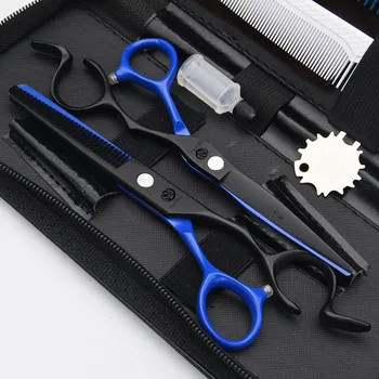 Purple Dragon 6 inch Black Blue Hair Scissors Pro Tesoura Hairdressing Styling Tools Salon Cutting Straight Thinning Bag Case
Purple Dragon 6 inch Black Blue Hair Scissors Pro Tesoura Hairdressing Styling Tools Salon Cutting Straight Thinning Bag Case