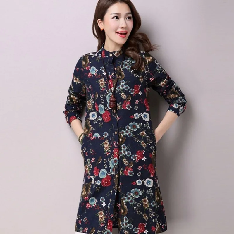 new spring/autumn women's shirts cotton and linen print maternity shirts prgnency autumn clothing maternity clothing 16824
new spring/autumn women's shirts cotton and linen print maternity shirts prgnency autumn clothing maternity clothing 16824