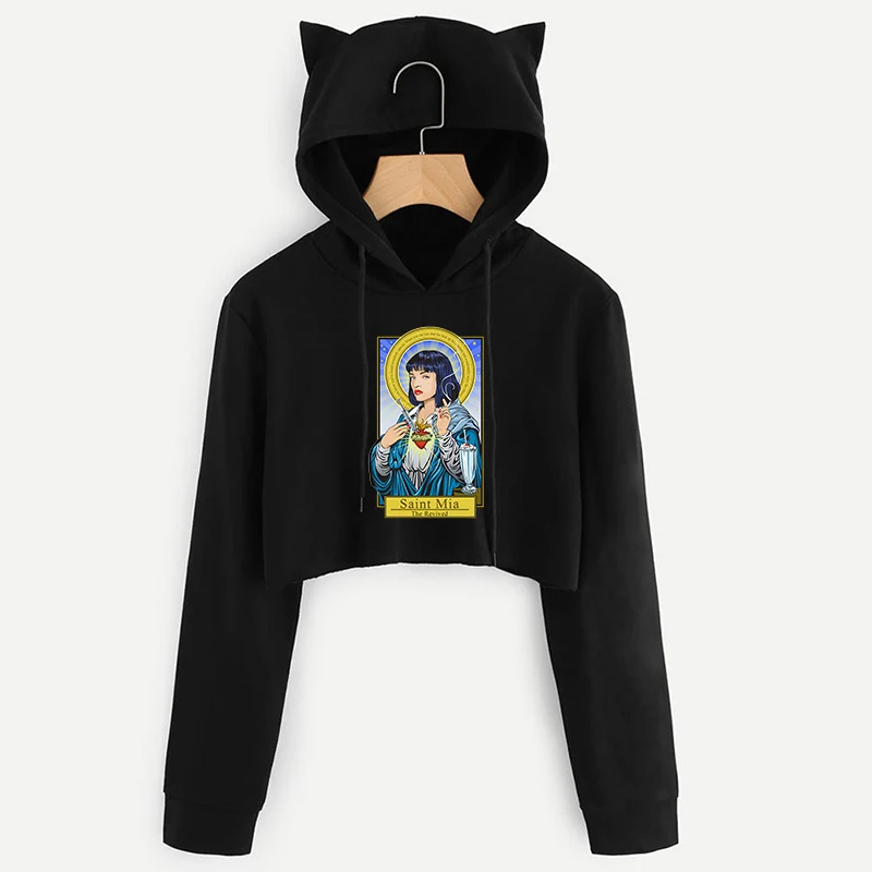 Vintage Pulp Fiction Hoodies Women Harajuku Funny Quentin Tarantino Mia Wallace Graphic Sweatshirts Tops Fashion Crop Top Hoodie
Vintage Pulp Fiction Hoodies Women Harajuku Funny Quentin Tarantino Mia Wallace Graphic Sweatshirts Tops Fashion Crop Top Hoodie