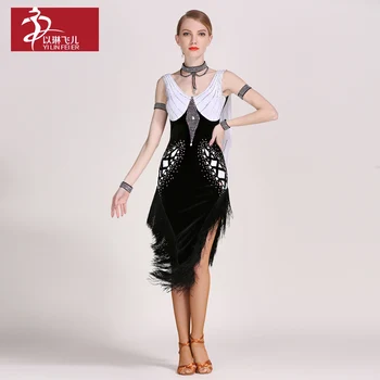 Sexy Latin Fringe Skirt for Adult Chacha & Rumba Dancer Practice Standard Dress Woman Dance Competition Costume Dancewear B0007
Sexy Latin Fringe Skirt for Adult Chacha & Rumba Dancer Practice Standard Dress Woman Dance Competition Costume Dancewear B0007