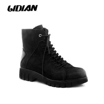 LIDIAN Winter Warm Women's Boots in Genuine Pure Wool,Classic Genuine Leather Round Zip Casual Women's Real Ankle Boots B5-2
LIDIAN Winter Warm Women's Boots in Genuine Pure Wool,Classic Genuine Leather Round Zip Casual Women's Real Ankle Boots B5-2