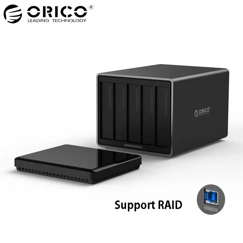 ORICO Aluminum HDD Case Tool Free USB3.0 to SATA 5Bay 5Gbps RAID Hard Drive Docking Station with Power Adapter Support UASP
ORICO Aluminum HDD Case Tool Free USB3.0 to SATA 5Bay 5Gbps RAID Hard Drive Docking Station with Power Adapter Support UASP