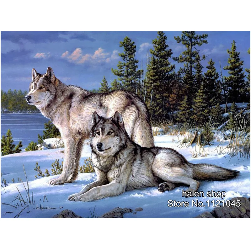 Wolf brothers Diamond Embroidery Diy diamond painting cross stitch Kit 3d square drill Diamond Mosaic pasted needlework DF171
Wolf brothers Diamond Embroidery Diy diamond painting cross stitch Kit 3d square drill Diamond Mosaic pasted needlework DF171