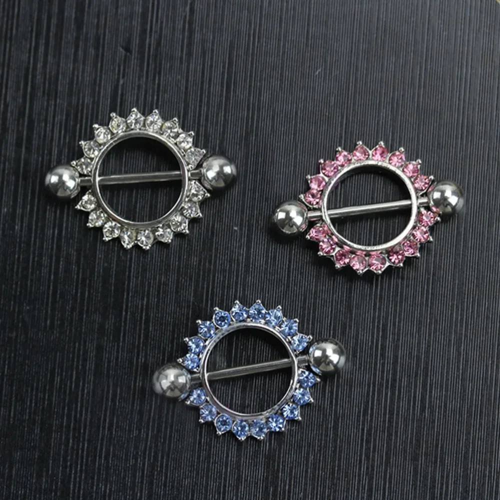 2018 1 PC Rhinestone Nipple Piercing Fashion Body Piercing Gem Paved Circle Shield Piercing Rings Body Jewelry for Women Girls
2018 1 PC Rhinestone Nipple Piercing Fashion Body Piercing Gem Paved Circle Shield Piercing Rings Body Jewelry for Women Girls