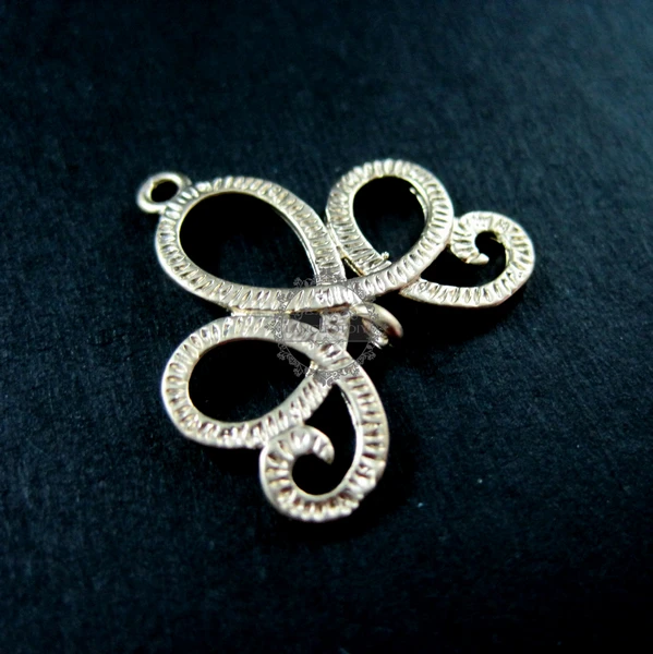 18x20mm matte gold victorian flower pendant charm earrings chandelier DIY jewelry supplies 1850153 | Украшения и аксессуары