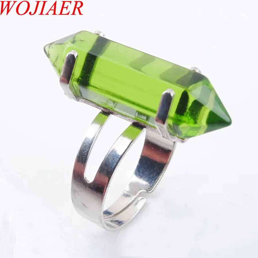 WOJIAER Quartz Gem Stones Healing Reiki Chakra Beads Ring 20mm (0.8") Adjustable 1PCS LBX304
WOJIAER Quartz Gem Stones Healing Reiki Chakra Beads Ring 20mm (0.8") Adjustable 1PCS LBX304