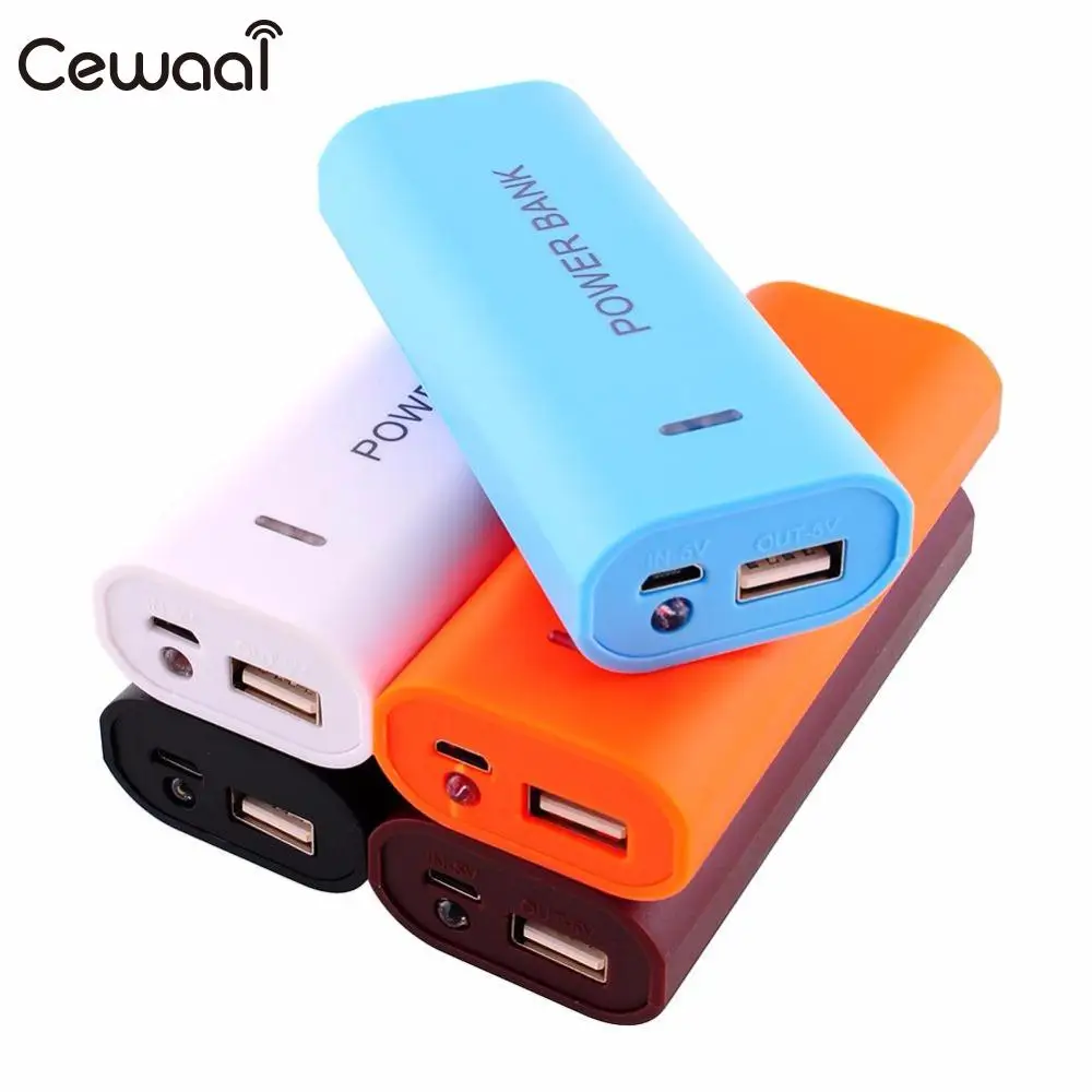 Cewaal Portable NEW Brown 5V Rechargeable USB Mobile Power Bank 2pcs 18650 Li-ion Battery Charger DIY Box Case Holder
Cewaal Portable NEW Brown 5V Rechargeable USB Mobile Power Bank 2pcs 18650 Li-ion Battery Charger DIY Box Case Holder