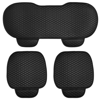 3 in 1 Universal Car Interior Seat Cushion Covers Pads Mats Breathable Antiskid Cotton Auto Seat Covers (Black)
3 in 1 Universal Car Interior Seat Cushion Covers Pads Mats Breathable Antiskid Cotton Auto Seat Covers (Black)