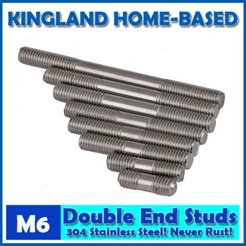 M6 Double End Studs 304 Stainless Steel Double End Thread Tight Adjustable Push Rod Stud Screw Bolt Silver Ton
M6 Double End Studs 304 Stainless Steel Double End Thread Tight Adjustable Push Rod Stud Screw Bolt Silver Ton