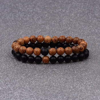 Couples Distance Bracelet Natural Wood Stone White And Black Yin Yang Beaded Bracelets For Men Women Best Friend AB241
Couples Distance Bracelet Natural Wood Stone White And Black Yin Yang Beaded Bracelets For Men Women Best Friend AB241