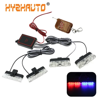 HYZHAUTO 1Set 4*3led 4*4led Wireless Remote Car Grille Strobe Warning light Truck Emergency Firemen Ambulance Police Strobe lamp
HYZHAUTO 1Set 4*3led 4*4led Wireless Remote Car Grille Strobe Warning light Truck Emergency Firemen Ambulance Police Strobe lamp