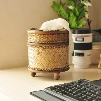 Creative Retro Wooden Napkin Holder Tissue Box Bamboo Reel Spool Desktop Paper Storage Box Tissue Boxes Trump Paper Towel LZM035
Creative Retro Wooden Napkin Holder Tissue Box Bamboo Reel Spool Desktop Paper Storage Box Tissue Boxes Trump Paper Towel LZM035