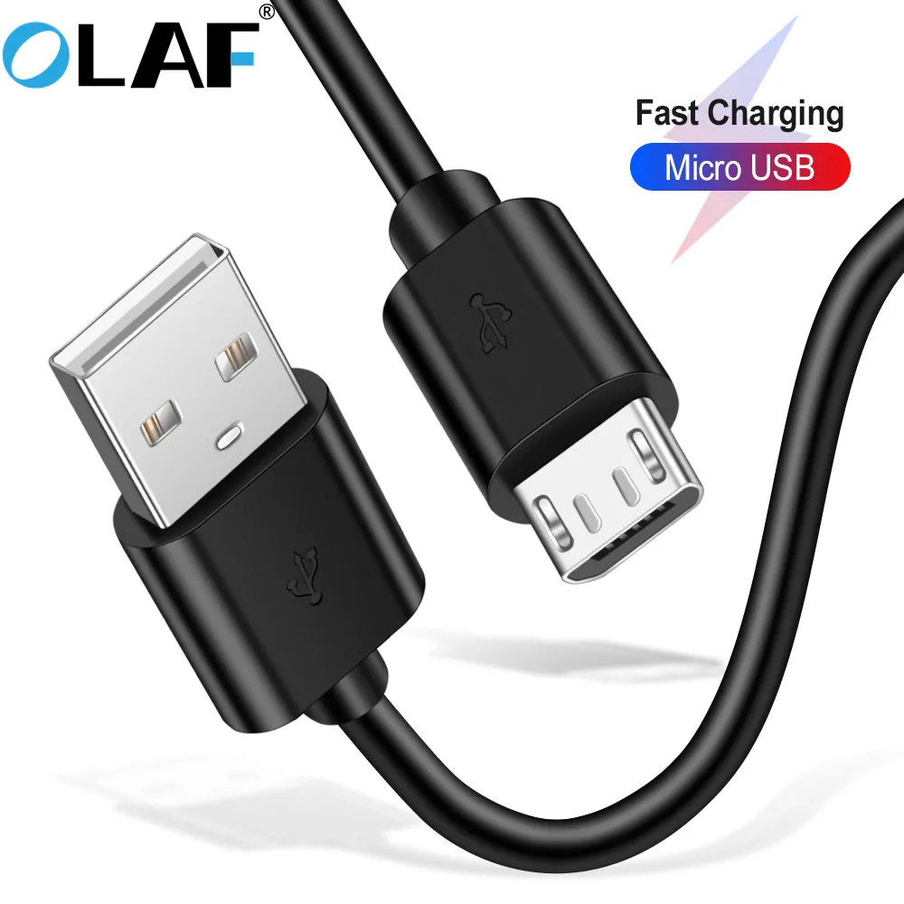 Оригинальный кабель Micro USB OLAF кабели для зарядки мобильных телефонов черный белый