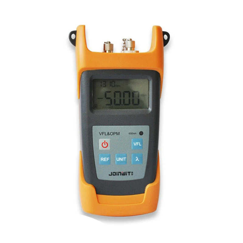 Handheld JW3223C Fiber Optical Power Meter -70~+6dBm with 1MW VFL Visual Fault Locator
Handheld JW3223C Fiber Optical Power Meter -70~+6dBm with 1MW VFL Visual Fault Locator