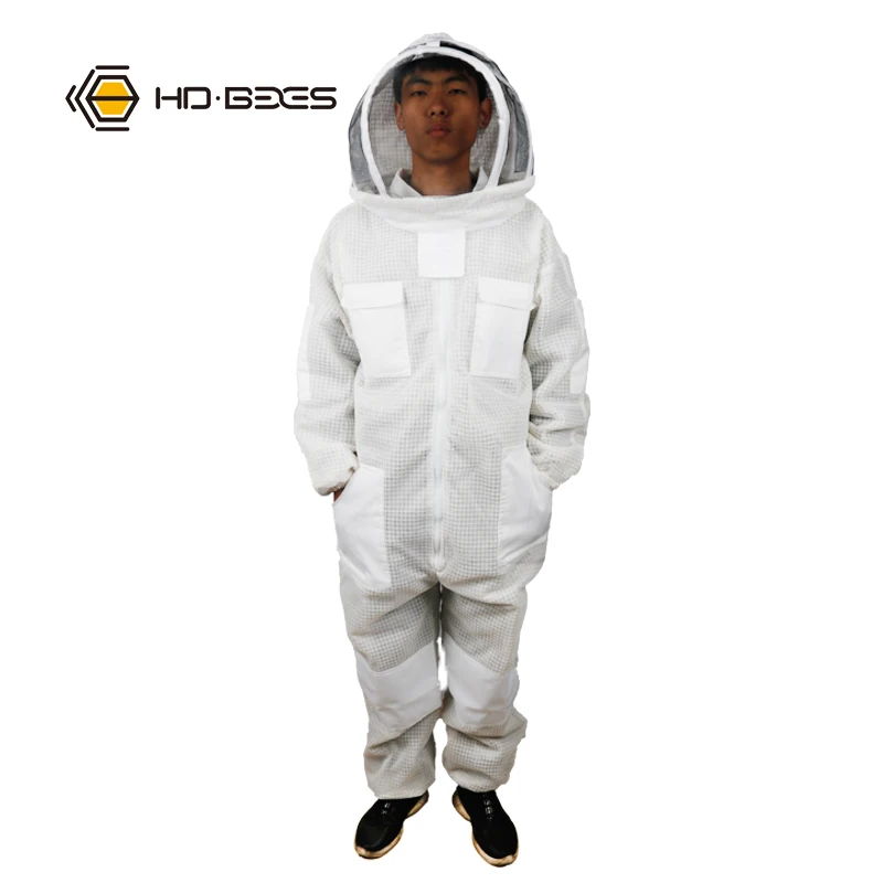 Beekeeper's Protective Suit Beekeeping Apiculture White Suit with Black Grenadine Hat Bee Costume for Beekeeper HDBS-008
Beekeeper's Protective Suit Beekeeping Apiculture White Suit with Black Grenadine Hat Bee Costume for Beekeeper HDBS-008