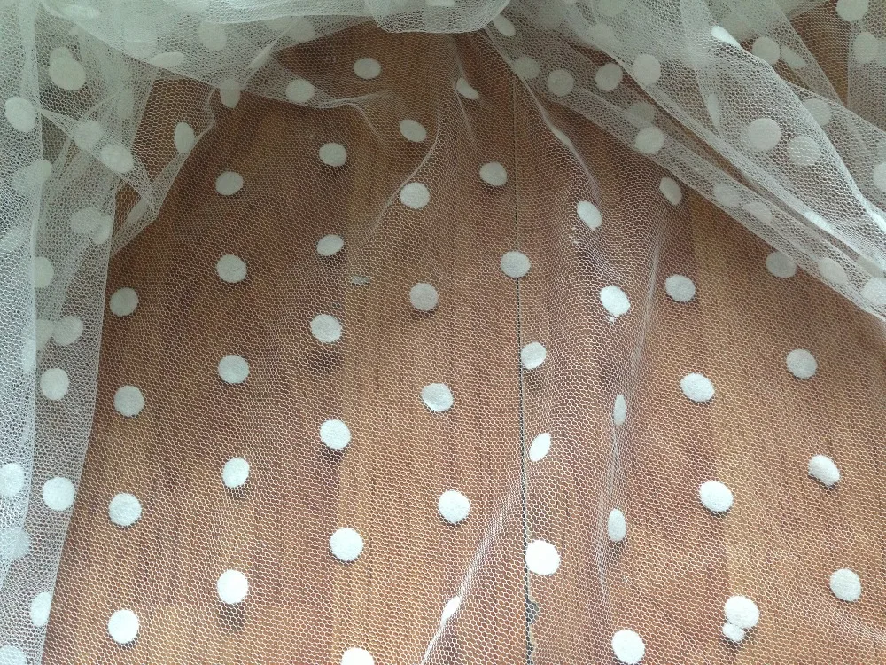 hot new selling 160cm wide Ivory flocked polka dots soft net mesh fabric for DIY wedding dress skirt home decoration blouse tutu
hot new selling 160cm wide Ivory flocked polka dots soft net mesh fabric for DIY wedding dress skirt home decoration blouse tutu