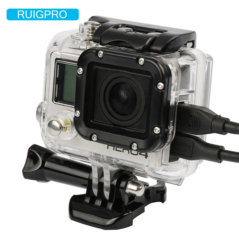 Ruigpro for waterproof housing case with side opening for gopro4 /go pro 3+/3 for gopro hero3 /3+/4 hd camera
Ruigpro for waterproof housing case with side opening for gopro4 /go pro 3+/3 for gopro hero3 /3+/4 hd camera