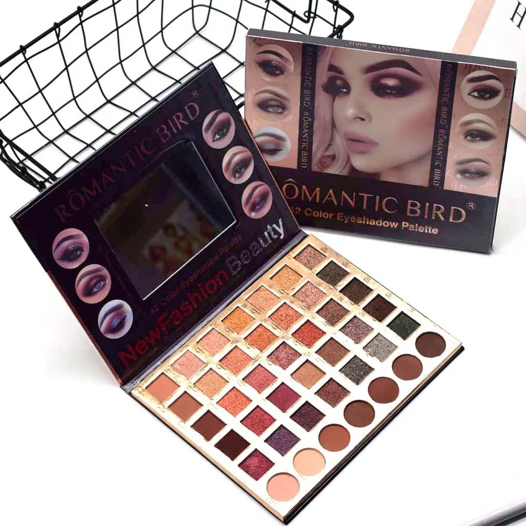 42 Colors Shimmer Metallic glitter eyeshadow Mashed Potatoes Eyeshadow Palette Glitter Eyeshadow Cosmetics Makeup with mirror
42 Colors Shimmer Metallic glitter eyeshadow Mashed Potatoes Eyeshadow Palette Glitter Eyeshadow Cosmetics Makeup with mirror