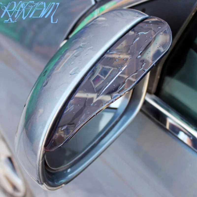 2PCS Car Styling Rearview mirror rain eyebrow for Hyundai IX35 IX45 Sonata Verna Solaris Elantra Tucson Mistra IX25 I30 | Автомобили и