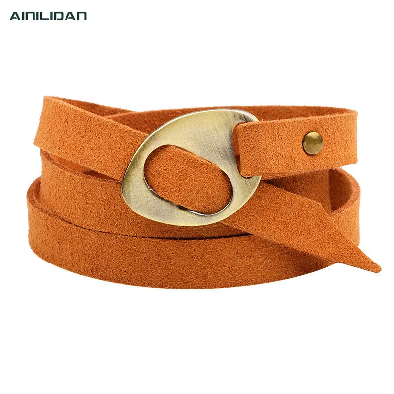 AINILIDAN Korean Fashion Multi-layer Velvet Bracelets Wristband Concise Alloy Buckle Couple Bracelet Bangles For Men and Women
AINILIDAN Korean Fashion Multi-layer Velvet Bracelets Wristband Concise Alloy Buckle Couple Bracelet Bangles For Men and Women