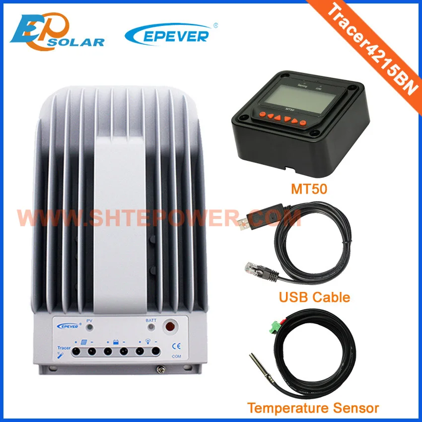 Tracer4215BN 40A 12V/24V150V MPPT solar controller & MT50 remote meter and USB communication cable & RTS300R47K3.81AV1.1 sensor
Tracer4215BN 40A 12V/24V150V MPPT solar controller & MT50 remote meter and USB communication cable & RTS300R47K3.81AV1.1 sensor