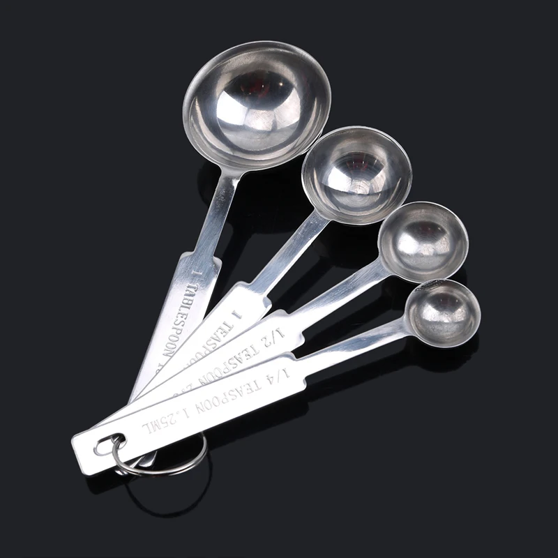 4PCS/Set Kitchen Measuring Tools Set Stainless Steel Measuring Cup Accurate Measuring Spoons Scoop For Flour Sugar
4PCS/Set Kitchen Measuring Tools Set Stainless Steel Measuring Cup Accurate Measuring Spoons Scoop For Flour Sugar