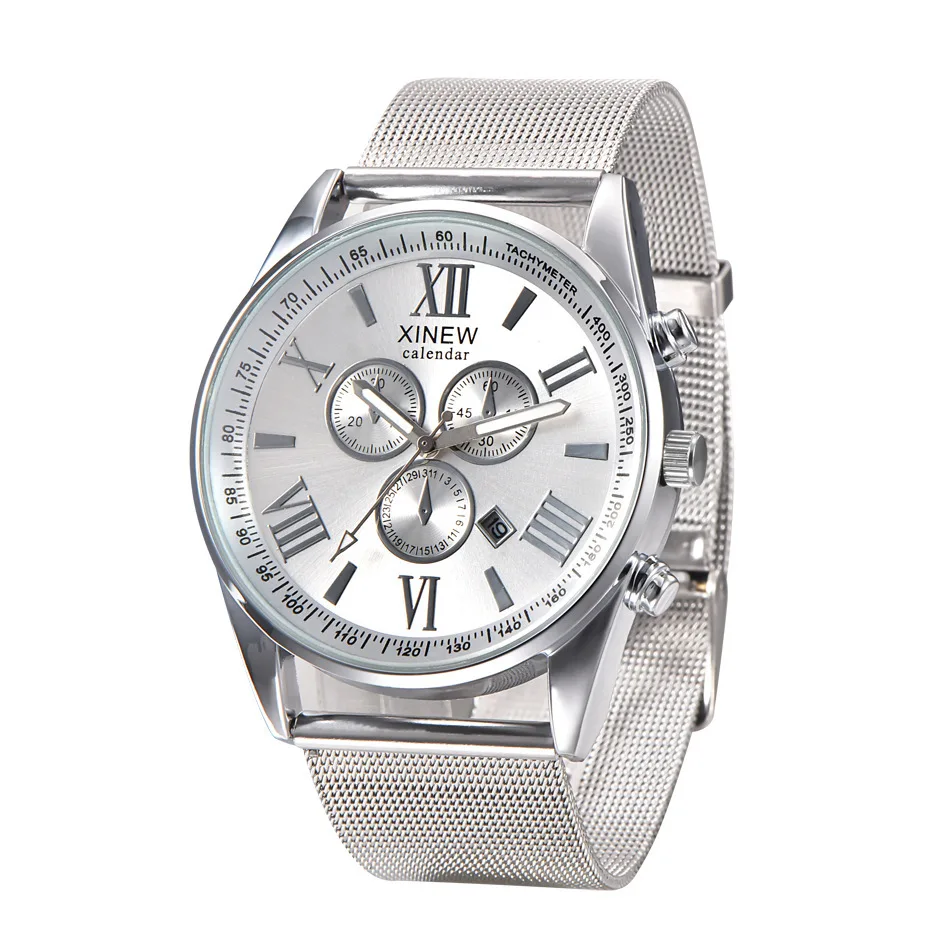 2019 Fake Three-eye Stainless Steel Watches Men's Scale Dial Casual Fashion Exquisite Precision High-end Quartz
2019 Fake Three-eye Stainless Steel Watches Men's Scale Dial Casual Fashion Exquisite Precision High-end Quartz