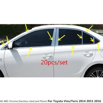 Hot Car Styling Stainless Steel Glass Window Garnish Pillar Middle Column Trim Hoods For Toyota Vios/Yaris /Sedan 2014 2015 2016
Hot Car Styling Stainless Steel Glass Window Garnish Pillar Middle Column Trim Hoods For Toyota Vios/Yaris /Sedan 2014 2015 2016
