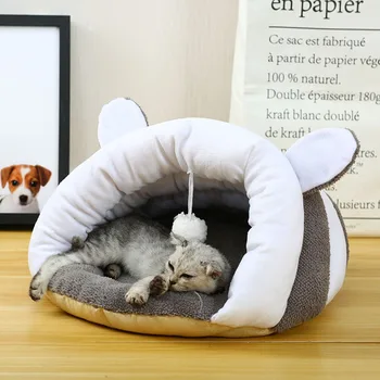 Cat House Pet Bed With Yarn Ball Cat Toys Pet Dog Cushion Cat Bed House Foldable Cat Bed Dog Mattress Puppy Cage Lounger
Cat House Pet Bed With Yarn Ball Cat Toys Pet Dog Cushion Cat Bed House Foldable Cat Bed Dog Mattress Puppy Cage Lounger