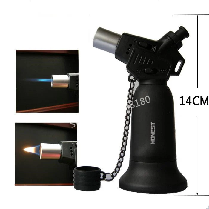 

New Kitchen Torch Jet 1300-C Butane Lighter Gas Refillable Fuel Welding Soldering bc506 windproof smoking Cigar lighter