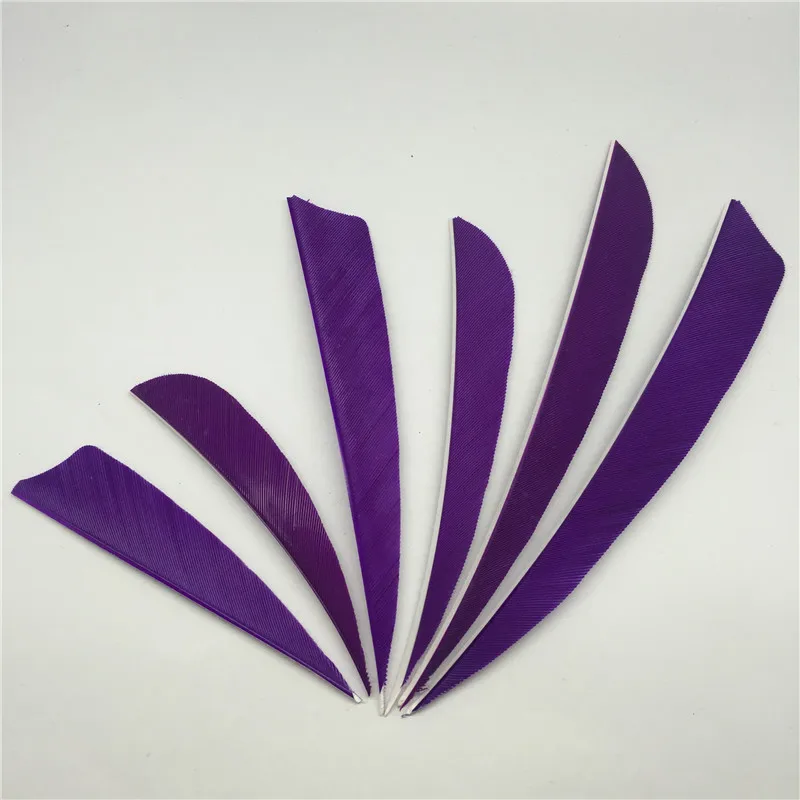 50pcs/lots 3" 4" 5" Purple Hunting Arrow Feathers Real Turkey Feather Archery Arrow Accessories Fletching Feathers FT66
50pcs/lots 3" 4" 5" Purple Hunting Arrow Feathers Real Turkey Feather Archery Arrow Accessories Fletching Feathers FT66