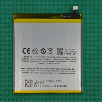 Rush Sale Limited Stock Retail 3000mAh BA712 New Replacement Battery For Meilan S6 High Quality
Rush Sale Limited Stock Retail 3000mAh BA712 New Replacement Battery For Meilan S6 High Quality