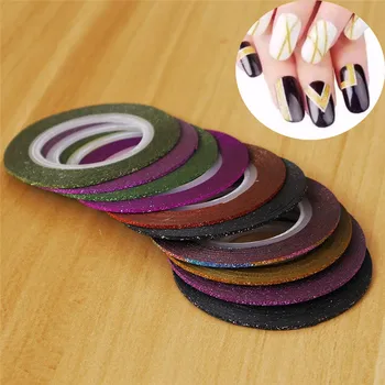 Hot 1 Rolls Nail Art Glitter Gold Pink Stripping Tape Line Strips Decor Tools DIY Nail Sticker School Supplies Stationery Tape
Hot 1 Rolls Nail Art Glitter Gold Pink Stripping Tape Line Strips Decor Tools DIY Nail Sticker School Supplies Stationery Tape