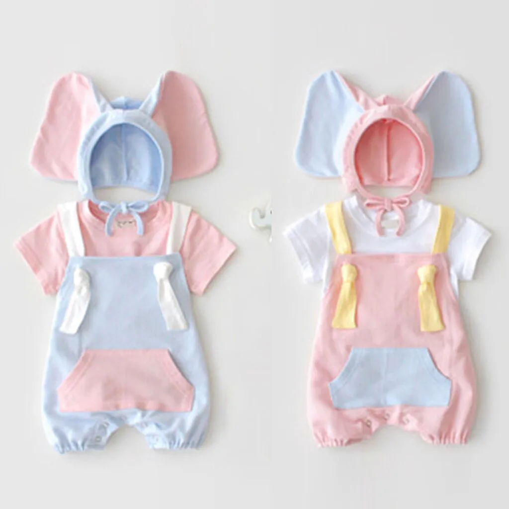 Summer New Fashion Baby Girl Boy Kid Sleeveless Romper +Cartoon Elephant Hat Costume Outfits Set Wholesale Free Ship Z4
Summer New Fashion Baby Girl Boy Kid Sleeveless Romper +Cartoon Elephant Hat Costume Outfits Set Wholesale Free Ship Z4