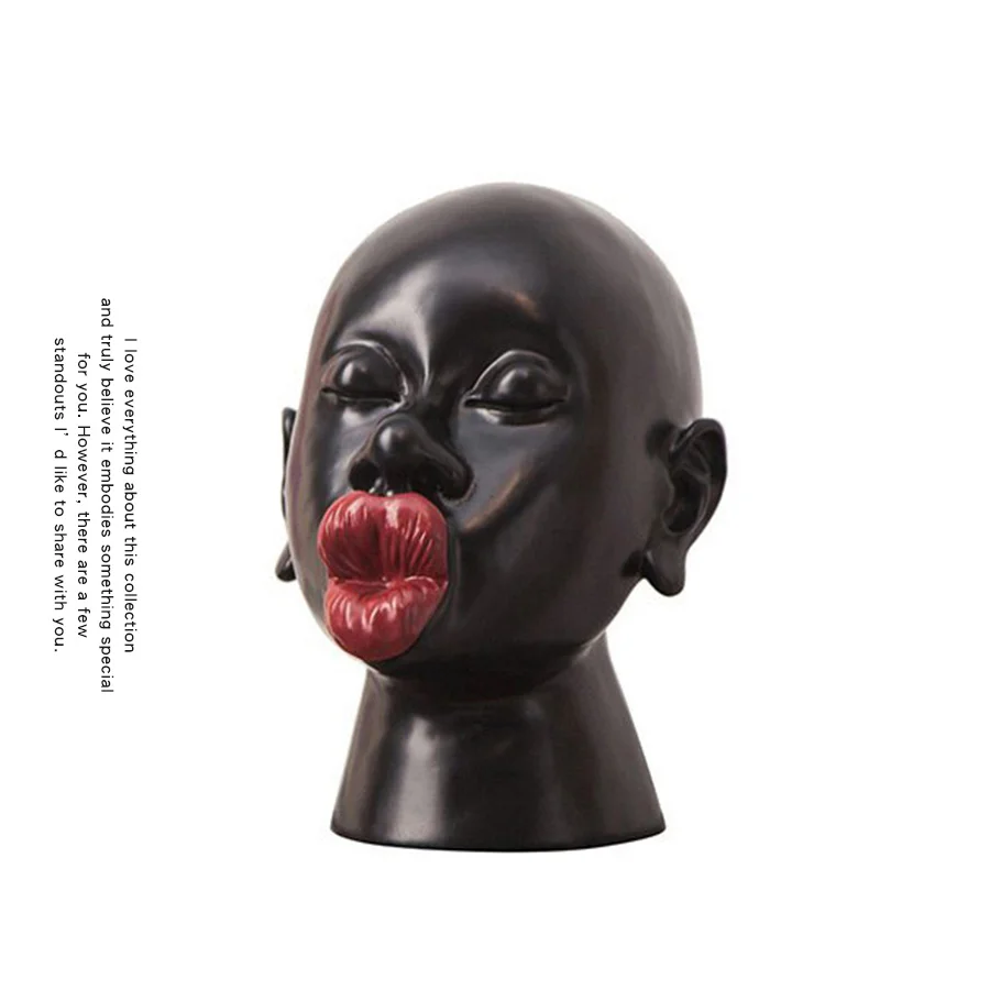 Red lip girl home decor sculpture Nordic Modern Resin Cute Girl Figurines Decoration Crafts Home Hotel Desktop Ornaments
Red lip girl home decor sculpture Nordic Modern Resin Cute Girl Figurines Decoration Crafts Home Hotel Desktop Ornaments