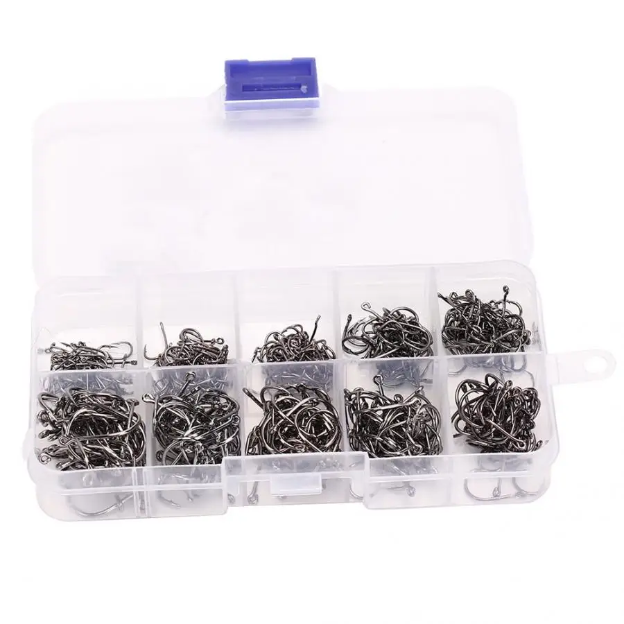 500 pcs/box Fishhooks high carbon steel Durable Fishing Hooks Super sharpness Portable Barbed Fishhooks freshwater Fishing Tools
500 pcs/box Fishhooks high carbon steel Durable Fishing Hooks Super sharpness Portable Barbed Fishhooks freshwater Fishing Tools